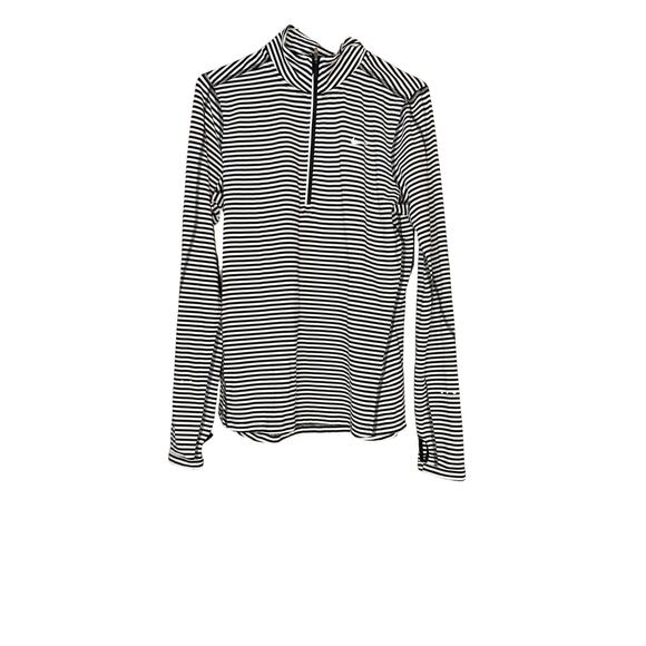 Striped Nike pro quarter zip pullover size medium - Picture 1 of 5